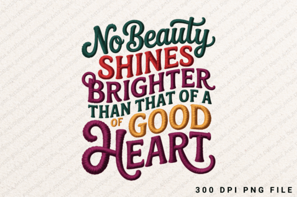 A Digital Seller's Review of the 'No Beauty Shines Brighter' Graphics