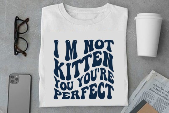A Retro Cat Design for Print Graphics and T-Shirt Designs