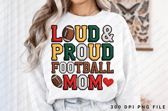 My Review: Loud and Proud Football Mom Sublimation Graphics