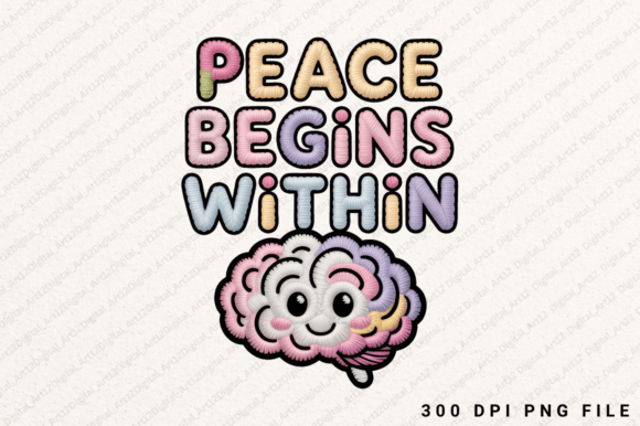 Peace Begins Within Graphics for T-Shirt & Brand Designs