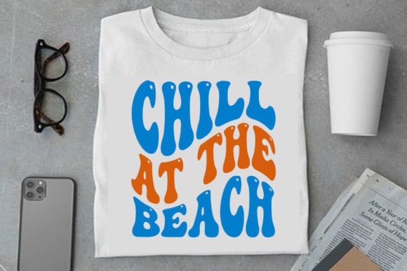 Retro Beach Graphics for T-Shirt Designs & Summer Branding
