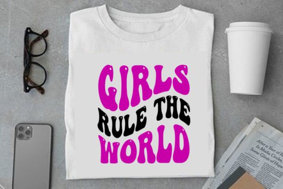 Retro Girl Power Graphics for Modern T-Shirt Designs