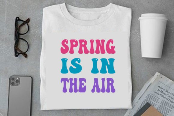 Retro Spring Design Graphics for Modern Publishing