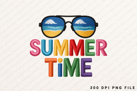 Summer Time PNG for Trendy T-Shirt Graphics & Commercial Designs