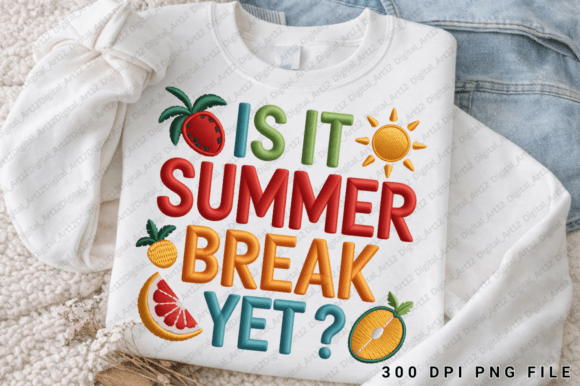 The Summer Break Sublimation PNG for T-Shirt Graphics